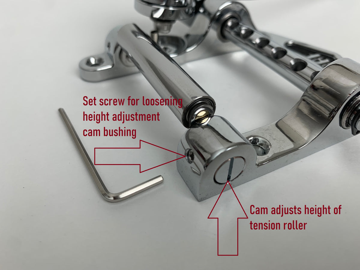 BBF5000 Complete Vibrato with Adjustable Height Tension Roller