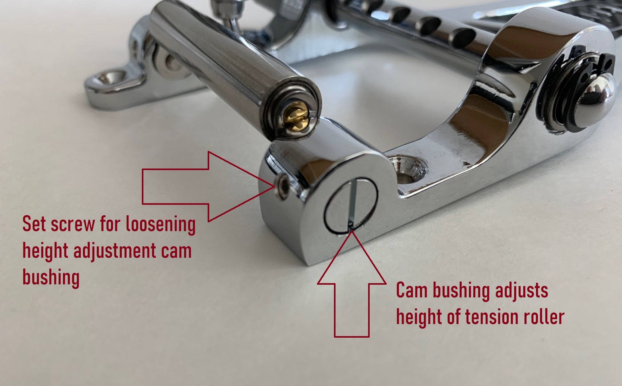 BBF7000 Complete Vibrato with Adjustable Height Tension Roller